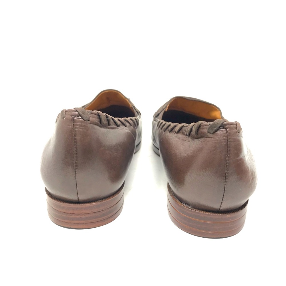 Earthies Fontana Womens Moc Leather Loafers Shoes Dark Brown 7B - Picture 6 of 8